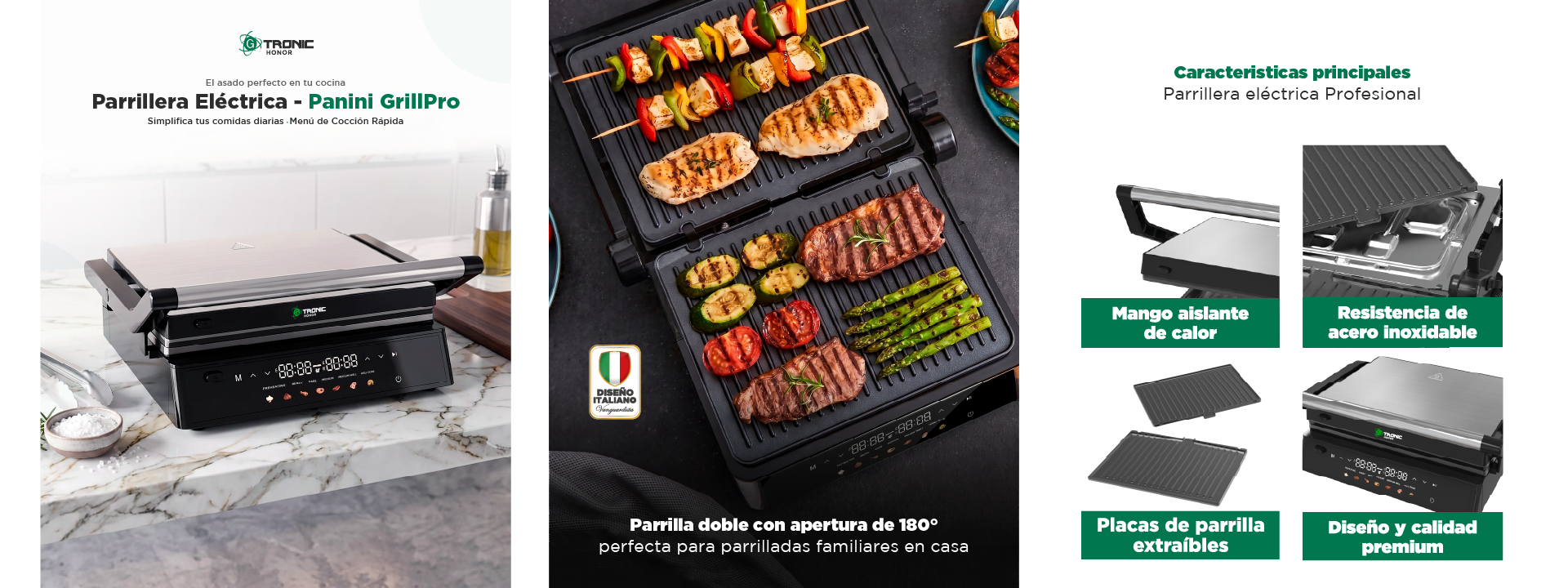 Parrilleras eléctricas Gtronic