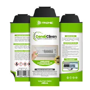 GTRONIC CONDICLEAN SPRAY LIMPIADOR 450ML