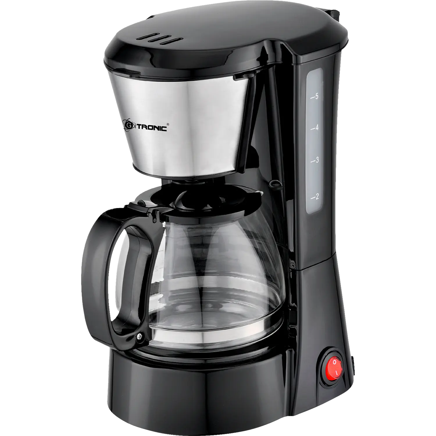 GTRONIC CAFETERA BLACK 750ML 5 TAZAS