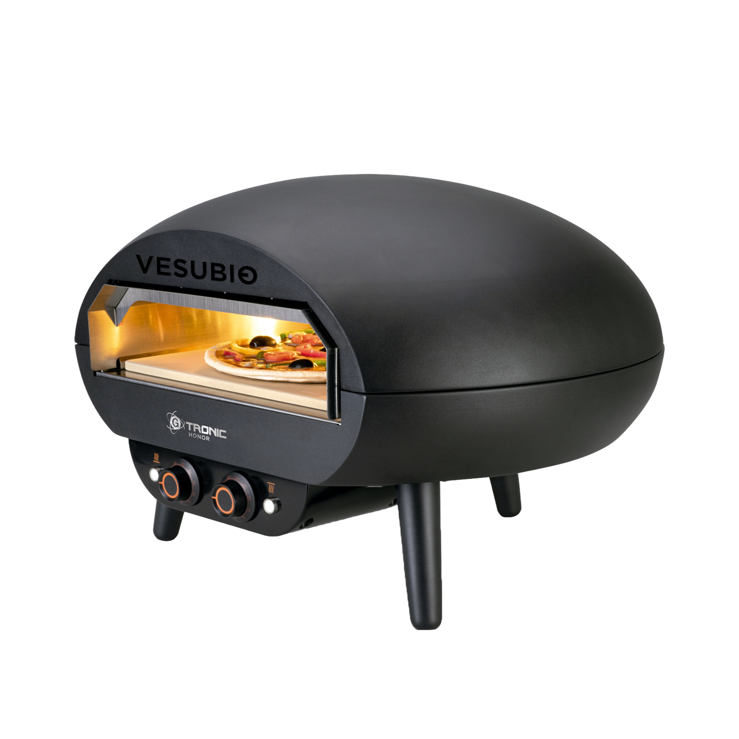 HORNO ELÉCTRICO PARA PIZZA GTRONIC HONOR VESUBIO 1500W
