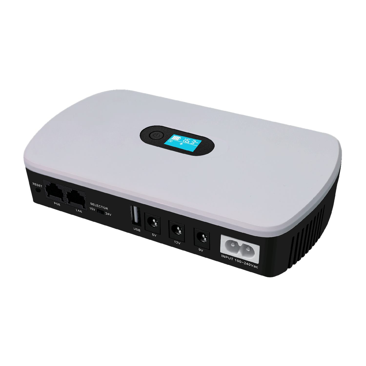 BATERIA DE RESPALDO GTRONIC LIFEPO4 8.000 MAH CON PANTALLA LCD