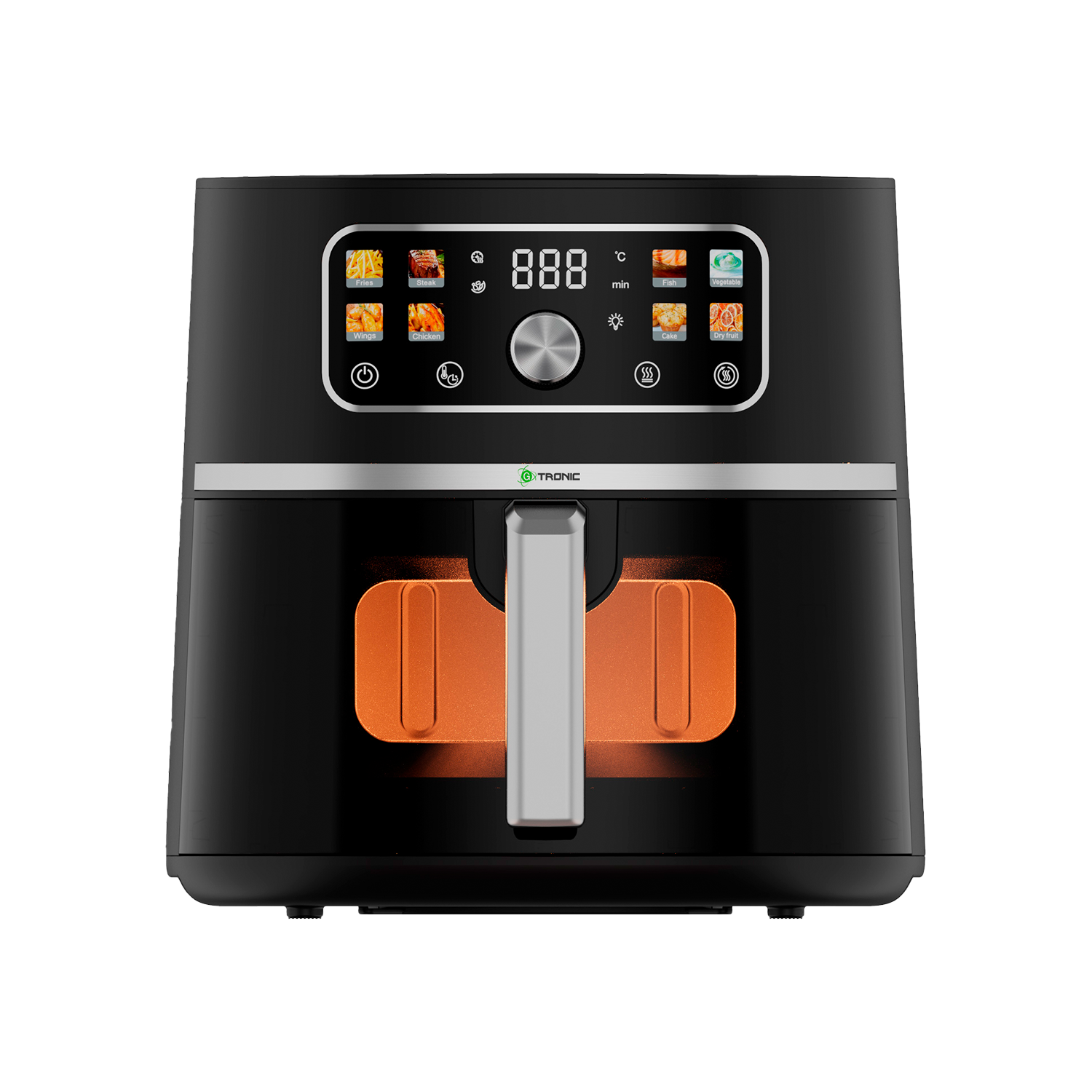 FREIDORA DE AIRE GTRONIC TURBOCRISP PRO DE 6.5L