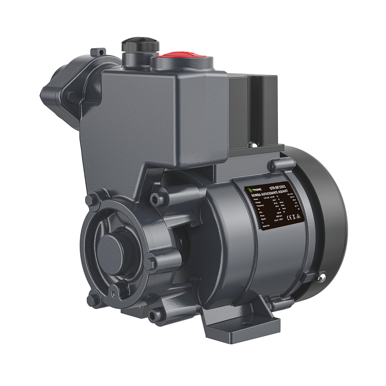 BOMBA DE AGUA AUTOCEBANTE GTRONIC AQUAFAST DE 0.5HP