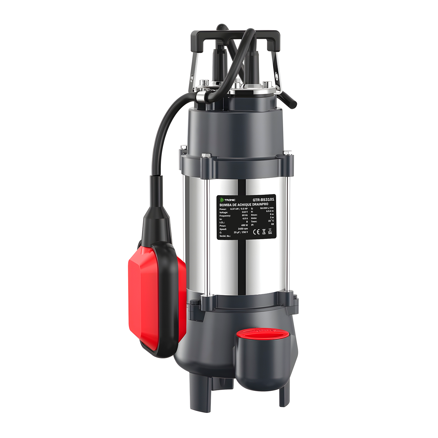 BOMBA SUMERGIBLE GTRONIC AQUADIVE 1HP